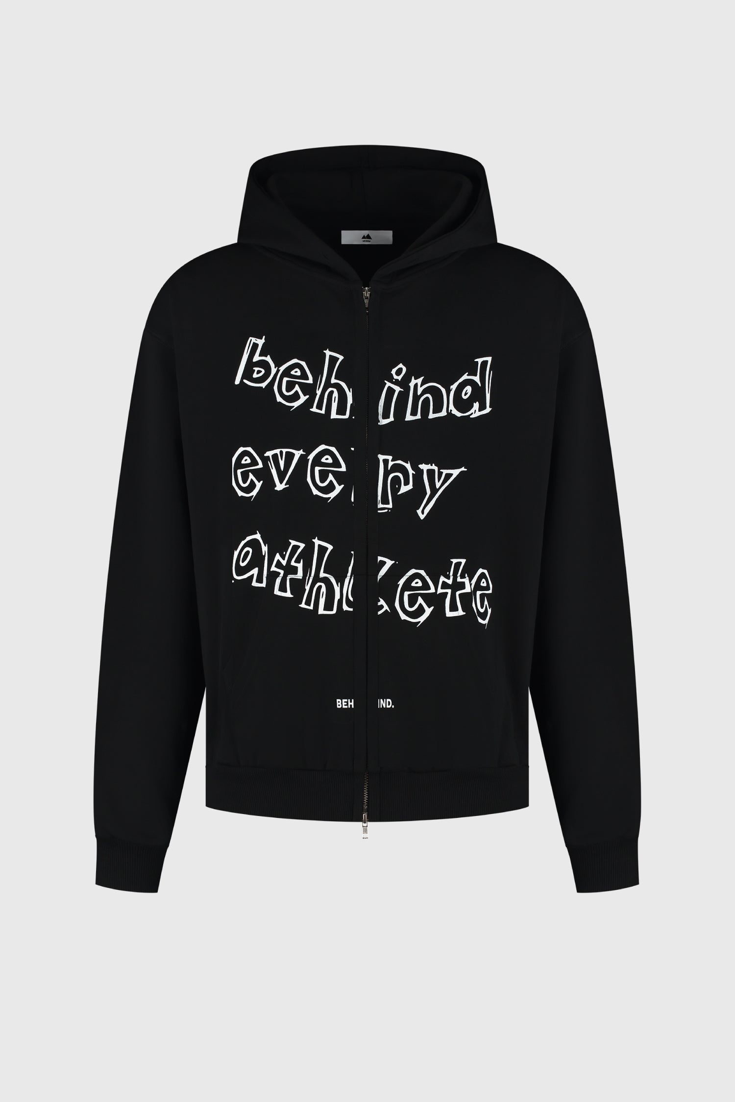 Behind Every Athlete Zipped Hoodie