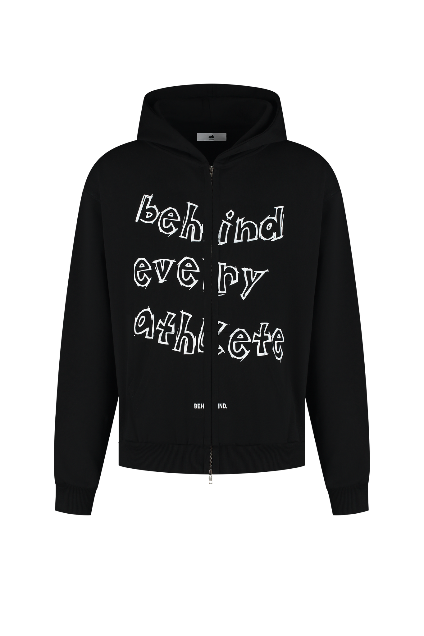 Behind Every Athlete Zipped Hoodie
