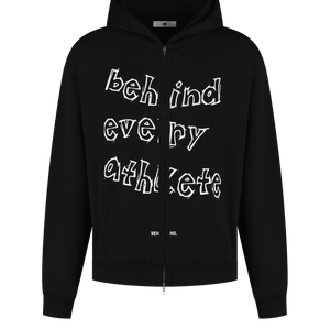 Behind Every Athlete Zipped Hoodie