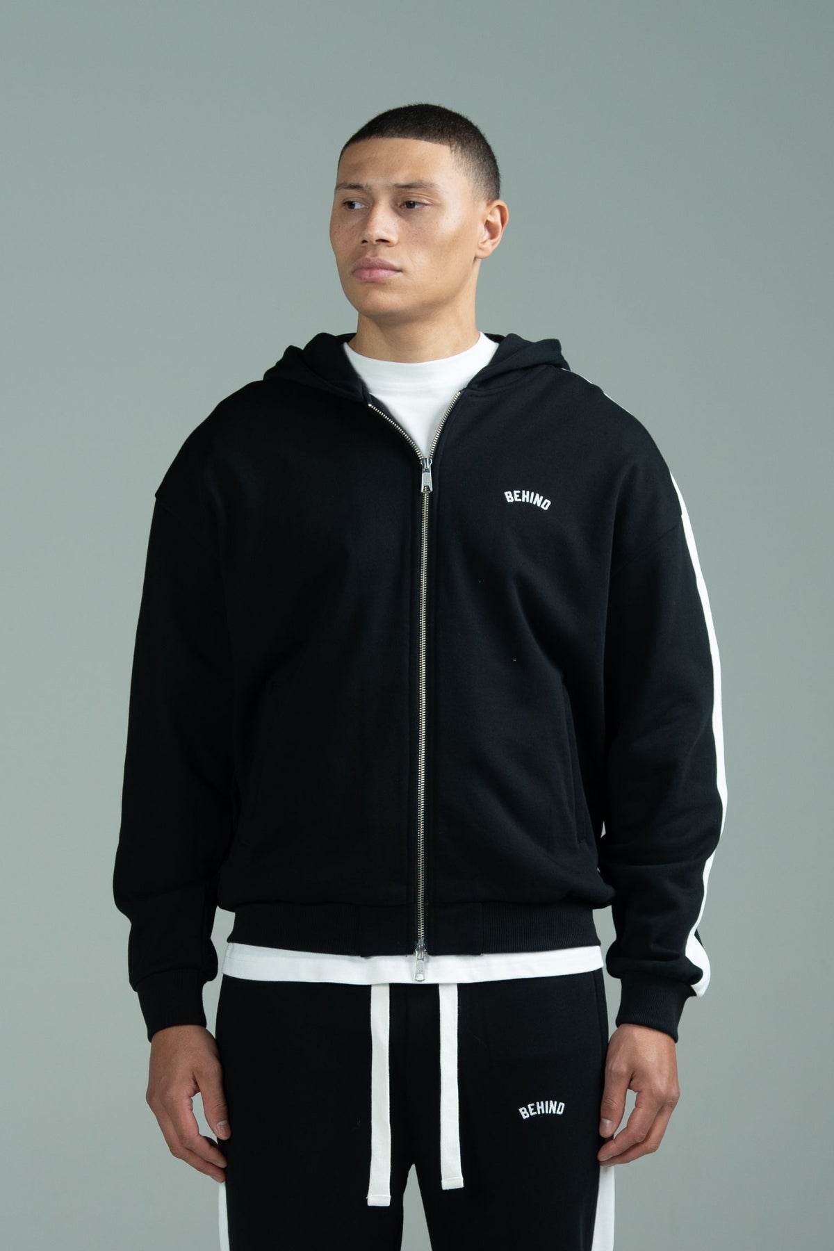 Gestreifte Posse Trainingsjacke