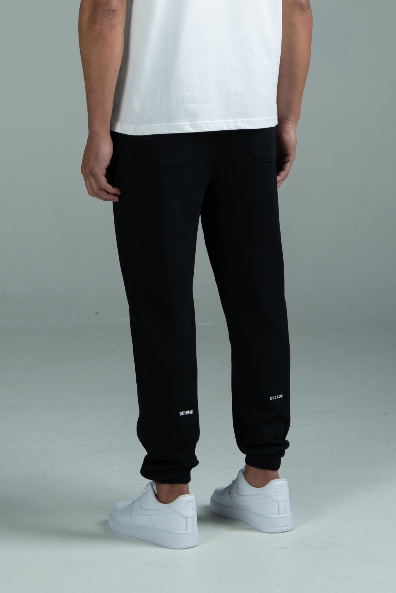 Regret Embroidery Cuffed Sweatpants