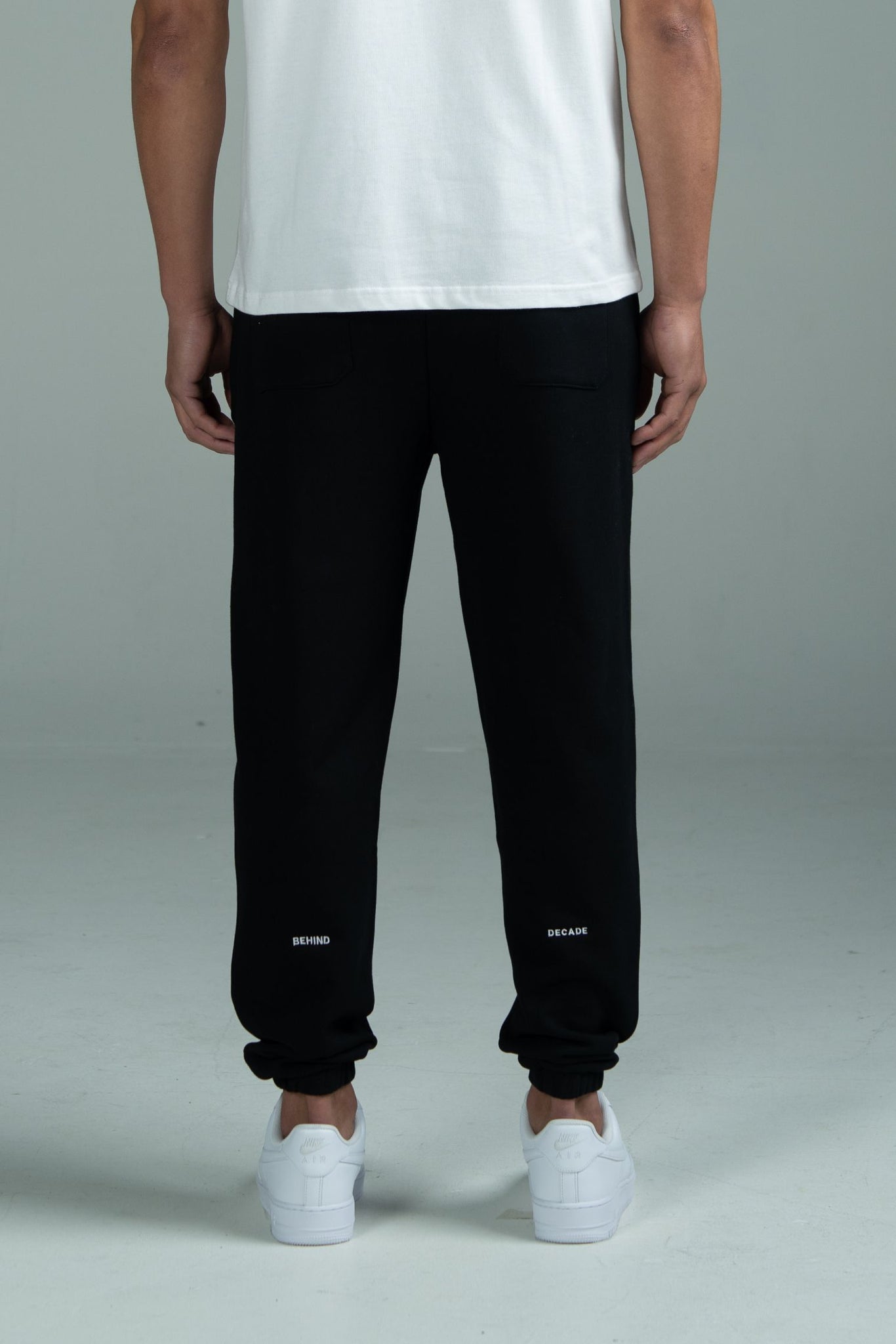 Regret Embroidery Cuffed Sweatpants