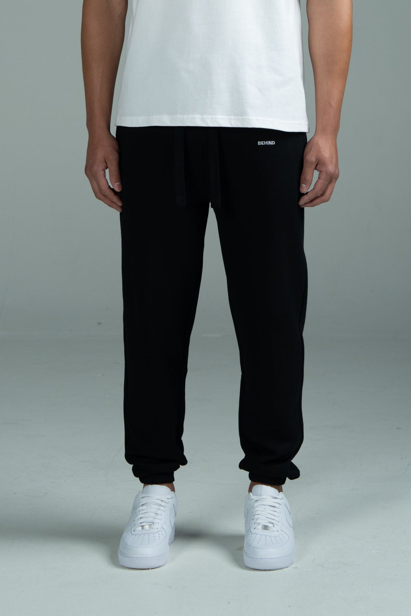 Regret Embroidery Cuffed Sweatpants