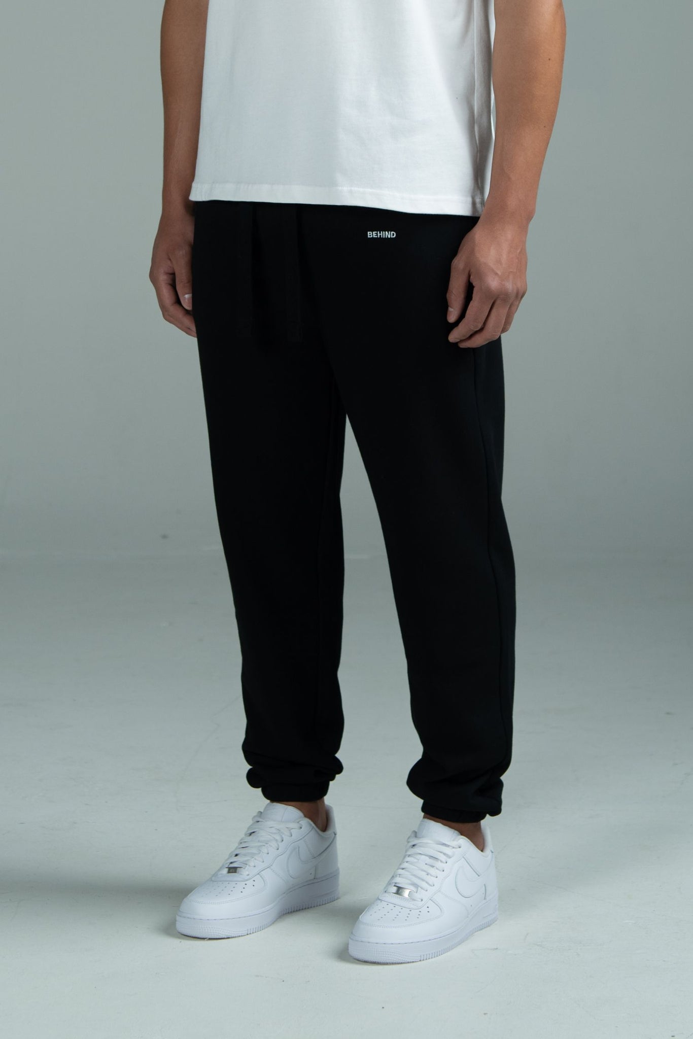 Regret Embroidery Cuffed Sweatpants