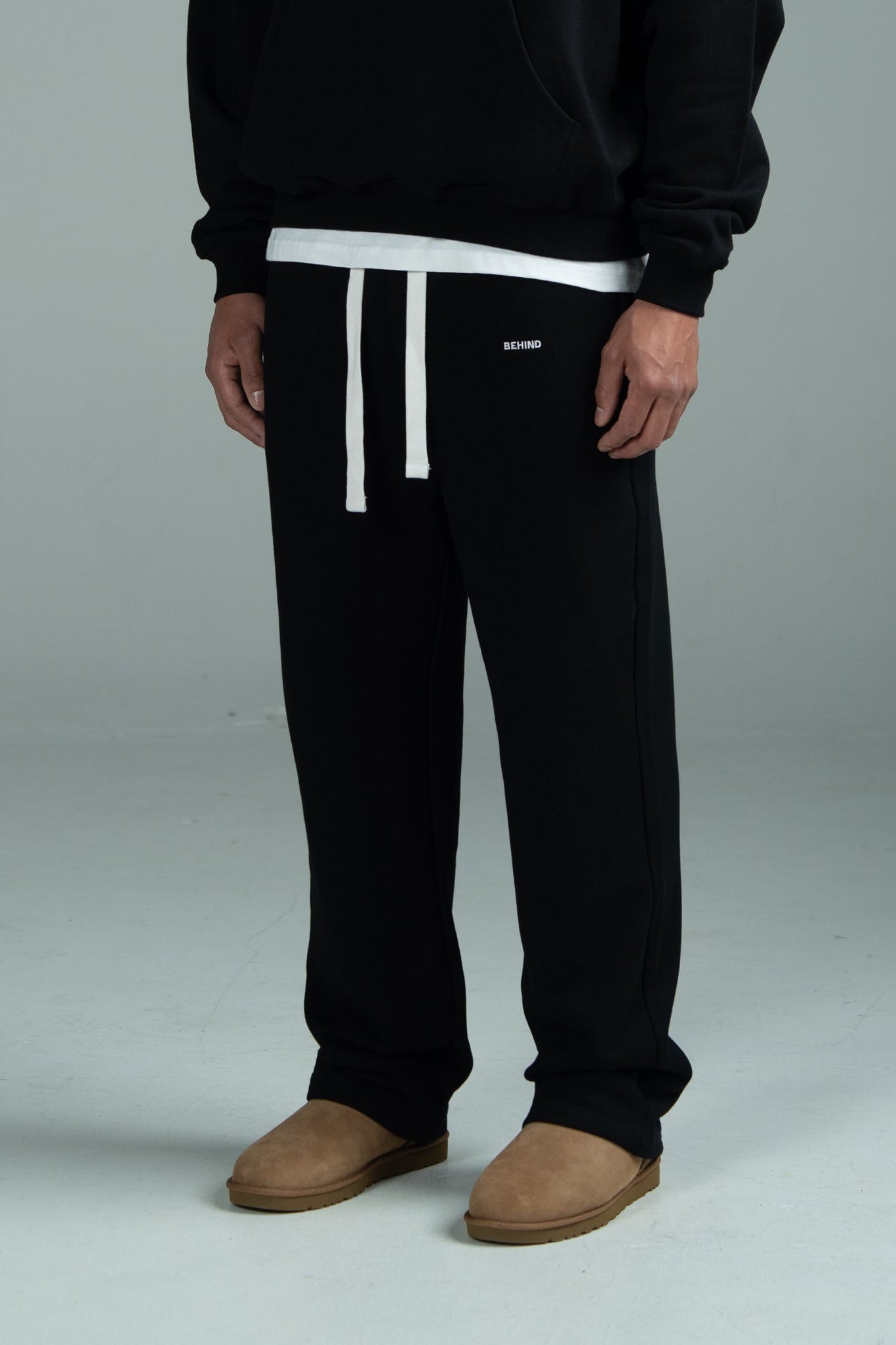 Regret Embroidery Straight Leg Sweatpants