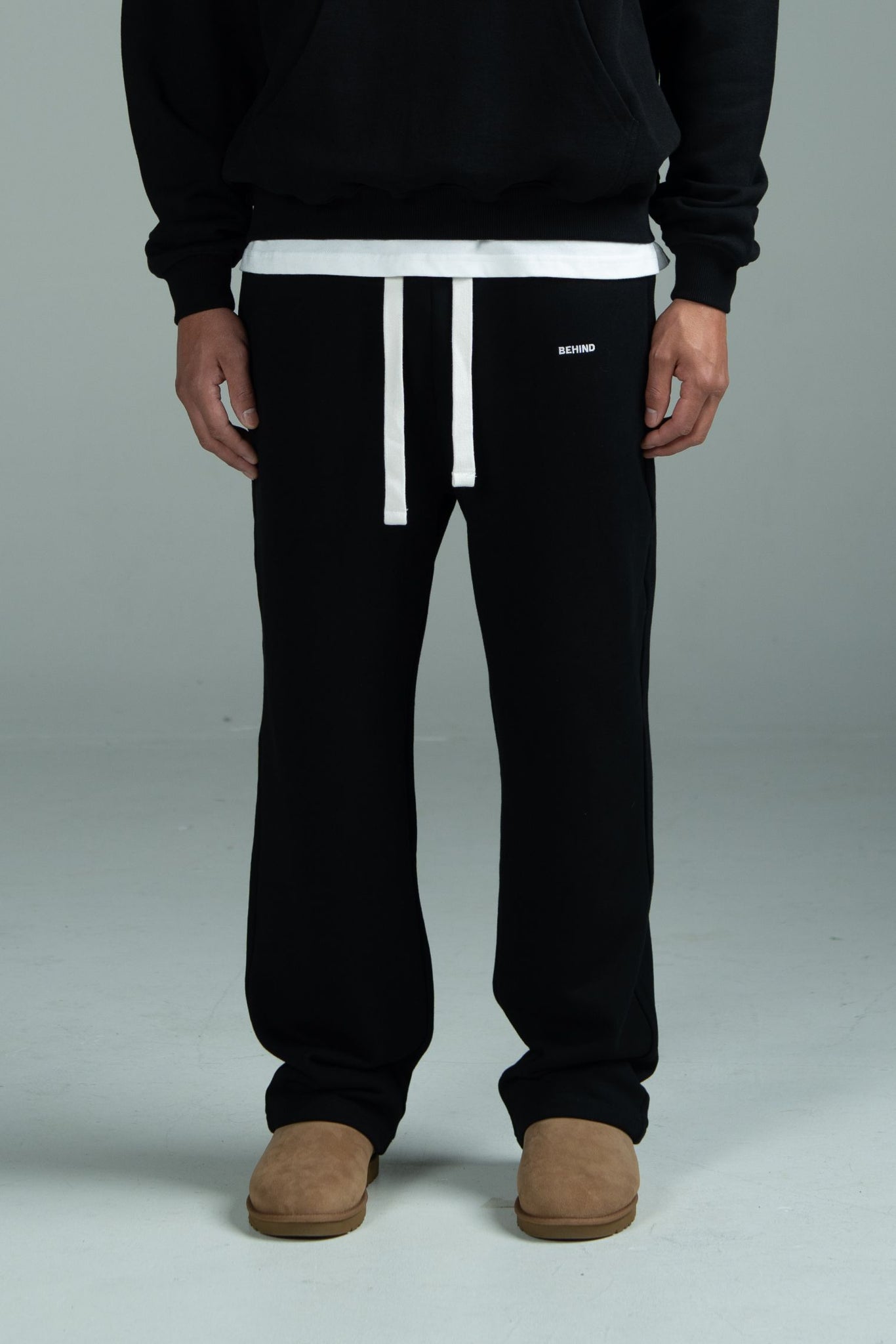 Regret Embroidery Straight Leg Sweatpants